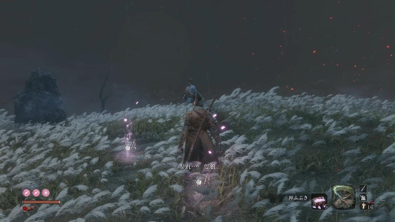 SEKIRO　剣聖一心 3週目苦難厄憑き 攻め力身体力無強化 スキルポイント不使用