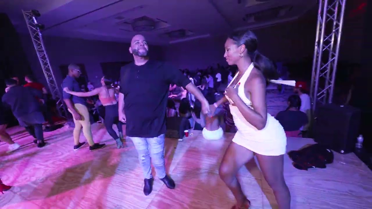 Bersy Cortez and Alex Morel Social Dancing at Denver Salsa Bachata Congress 2022