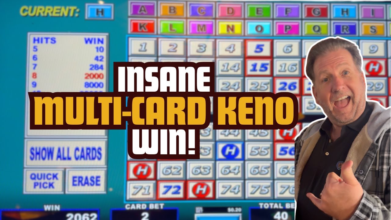 Multi-Card Keno Win with an INSANE FINISH at Silverton Casino!