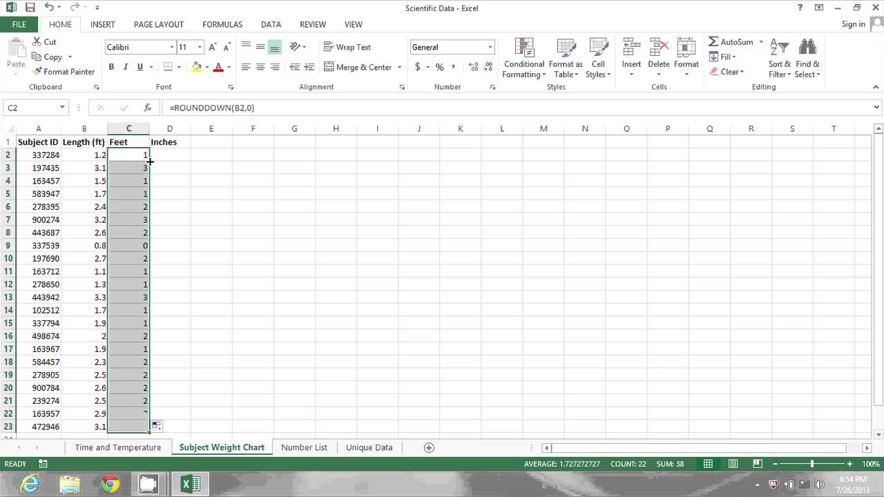 Как преобразовать десятичные дроби в футы и дюймы в Excel: советы по MS Excel