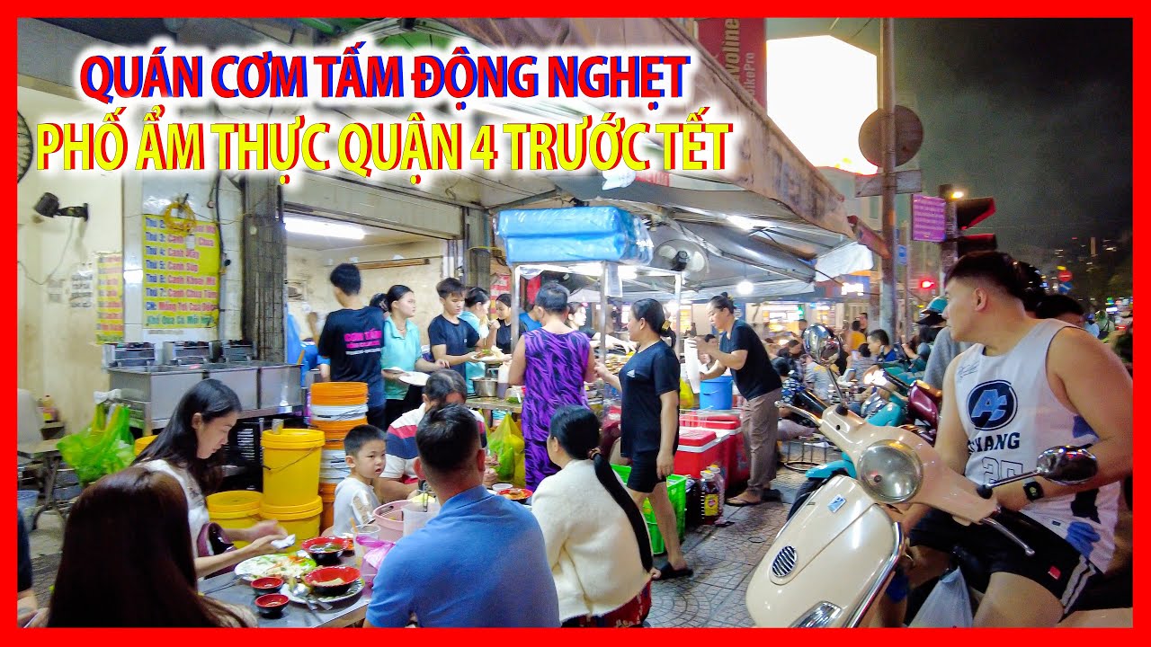 Từ phố ẩm thực Quận 4 đến quán cơm đông nghẹt, không có chỗ đậu xe! | Tết 2026
