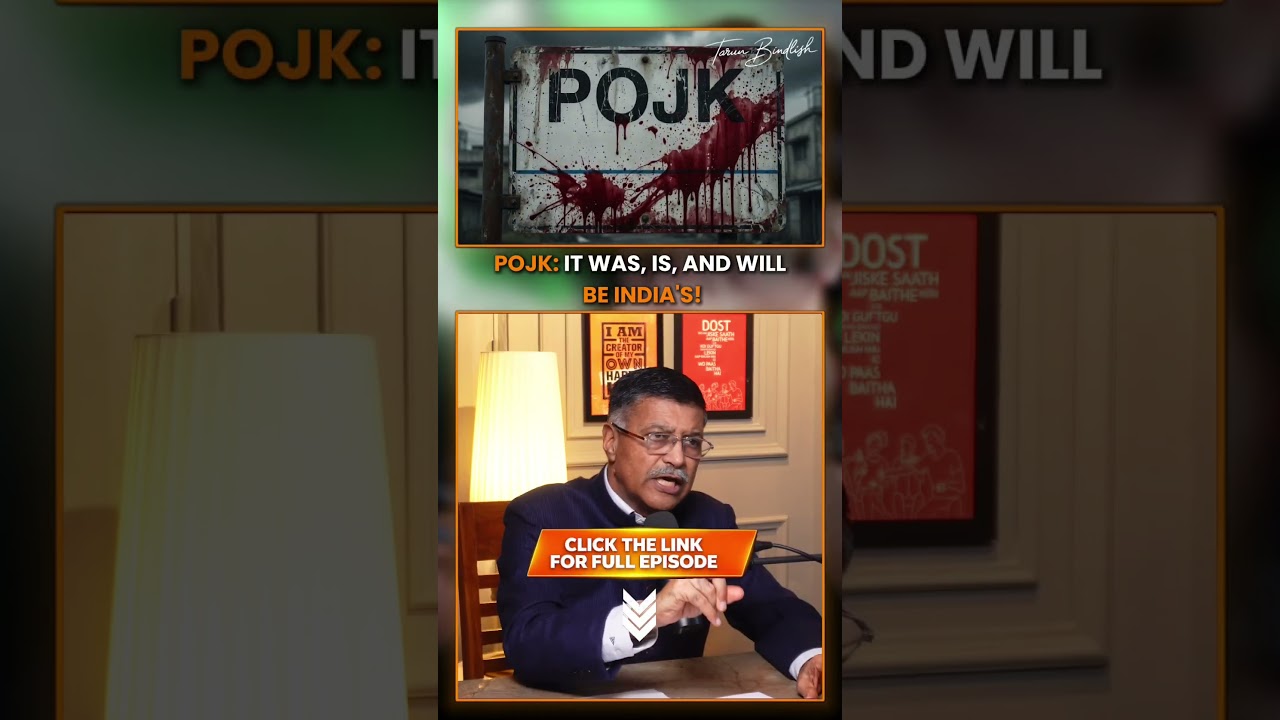India's Claim: PoK Was Mine, Is Mine, Will Be Mine | #tarunbindlish #shorts #pok