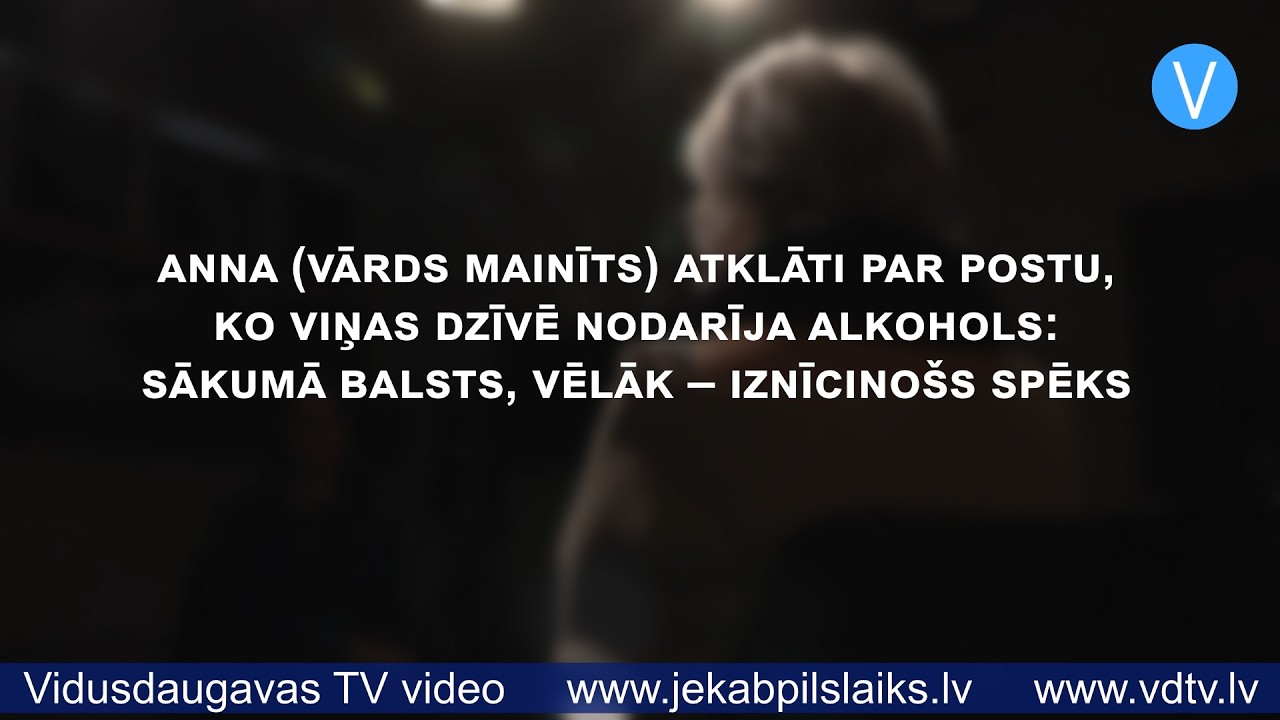 Anna atklāti par postu, ko viņas dzīvē nodarīja alkohols (pilna intervija)