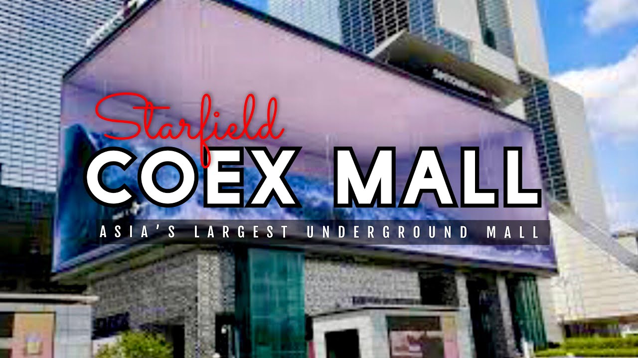 [4K] | Coex Mall |  Seoul Walk Tour in Asia’s Largest Underground Mall | Gangnam District
