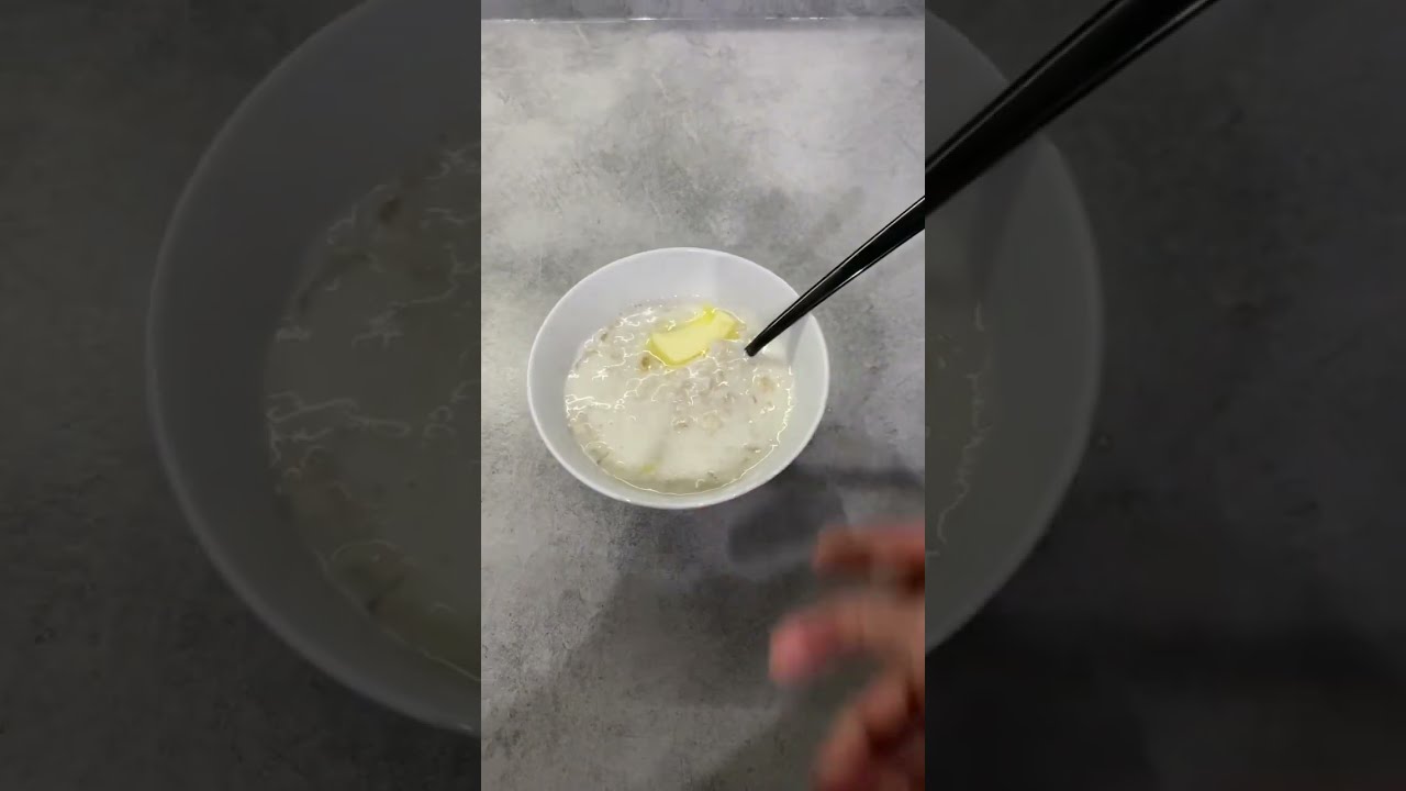 Здравословна закуска с овесени ядки #закуска #овесениядки #shorts