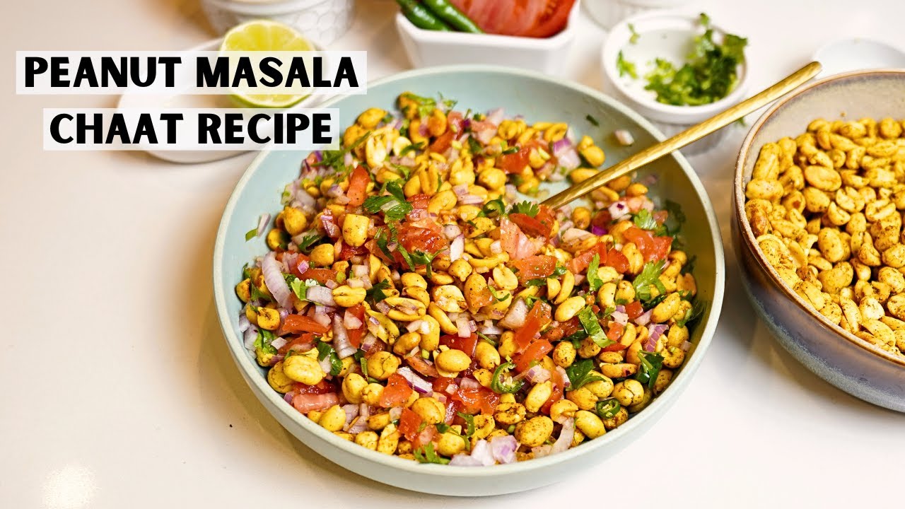 Peanut Masala & Peanut Masala Chaat Perfection - Crispy, Tangy, and Irresistibly Spicy