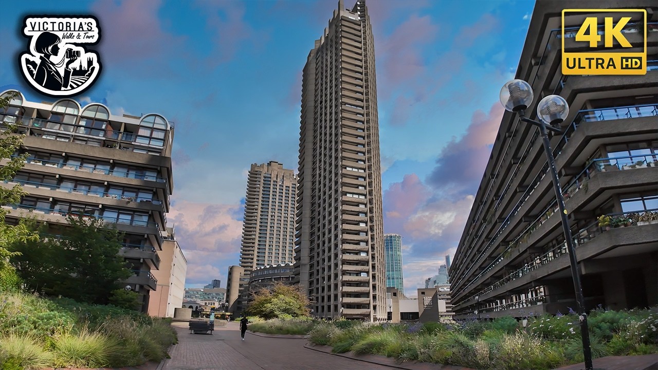 Brutalist Masterpiece: Barbican Estate Walk, London, UK. One of My Favourite Places in London.