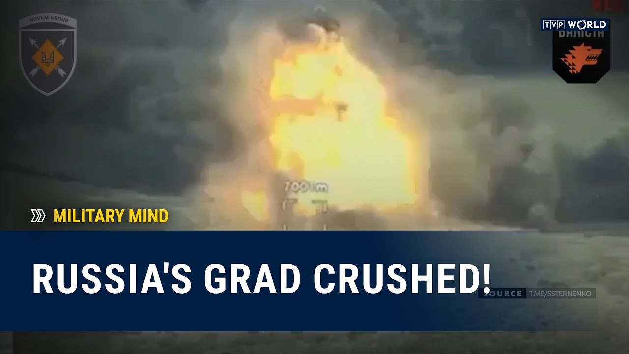 Russian rocket launcher blown up by Ukrainians | Military Mind