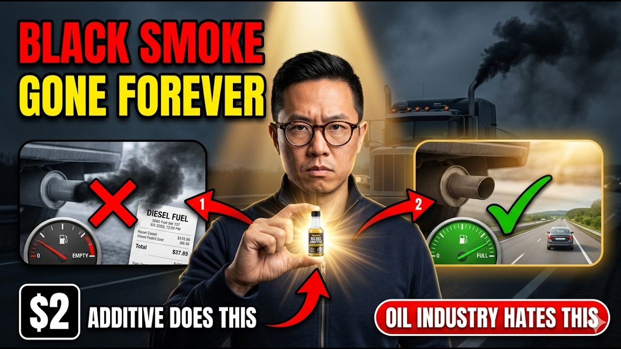 This $2 Additive Makes Diesel Burn 40% More Complete. NO SMOKE. Why Oil Industry BURIED This?