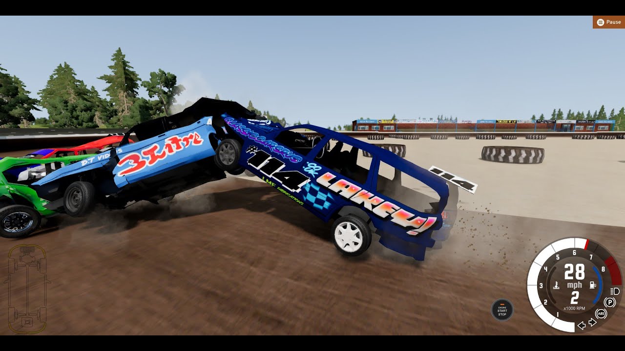 BeamNG.drive  Banger racing VMG MOD!