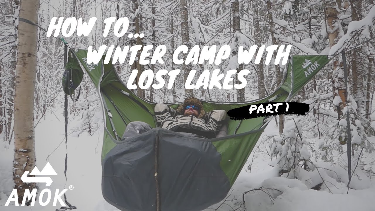 Как организовать зимний гамаковый лагерь на Lost Lakes || Amok Equipment