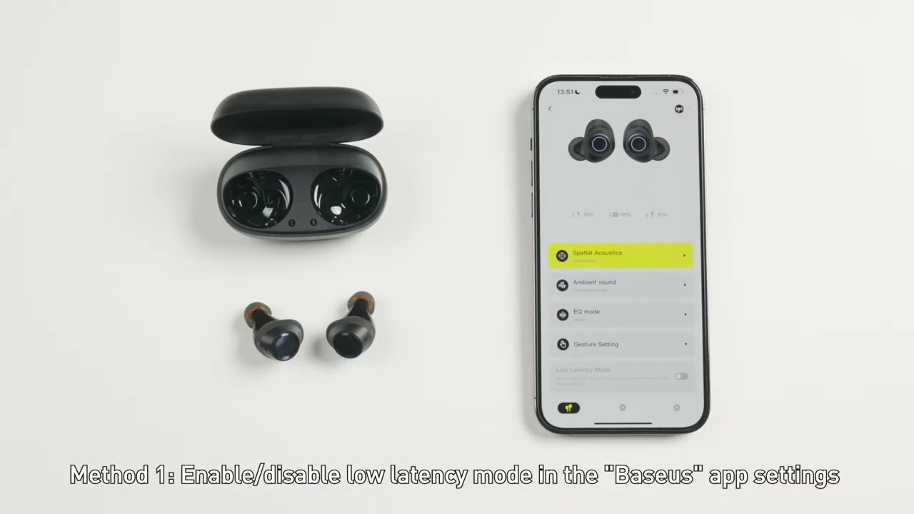 Baseus Bowie MA10 Pro  Low Latency Mode Switch