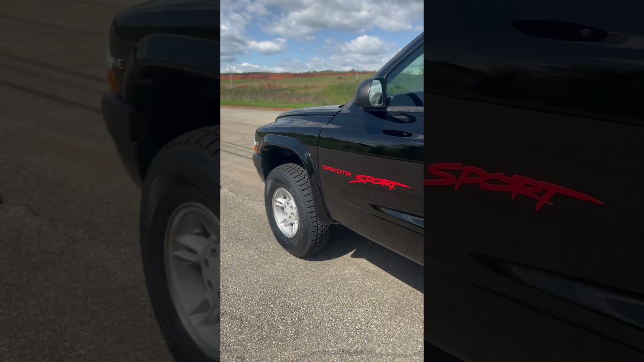 Our 1998 Dodge Dakota is outside getting some beautiful pictures taken!