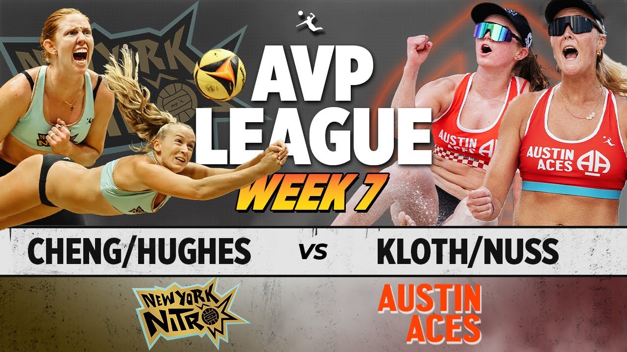 Cheng/Hughes vs. Kloth/Nuss | New York Nitro vs. Austin Aces AVP LEAGUE WEEK 7