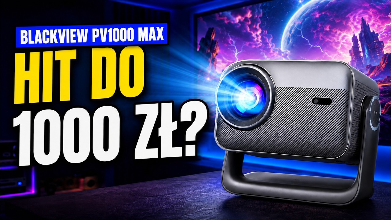 Jeden z najlepszych projektor&oacute;w do 1000 zł? Blackview PV1000 Max &ndash; recenzja