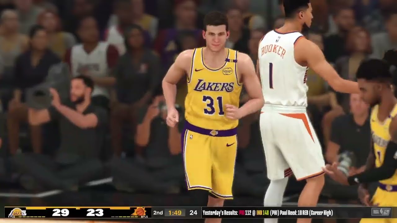NBA2K25 Lakers vs Suns My League