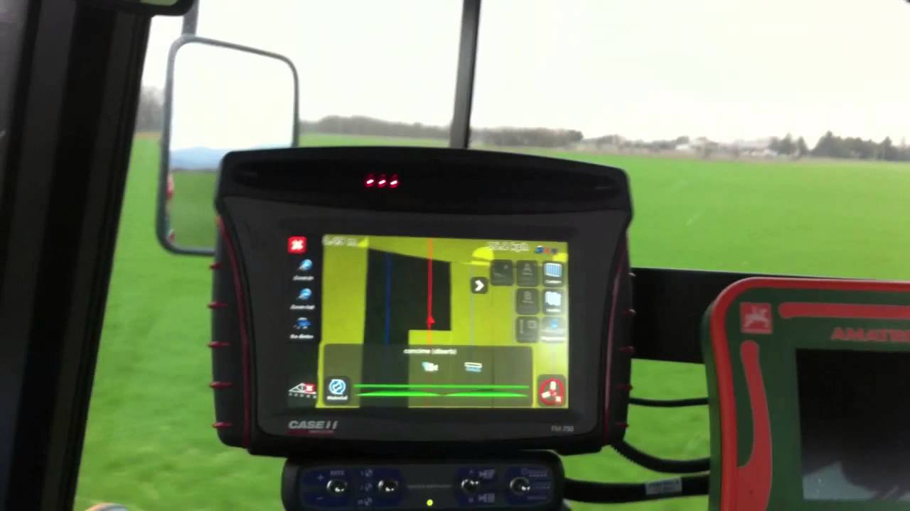 Concimazione con SULKY X36 WPB + Stop&Go + Tribord 3D