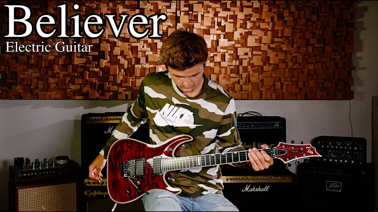 Believer - Imagine Dragons - Electric Guitar Cover (JensJulius Tejlgaard)