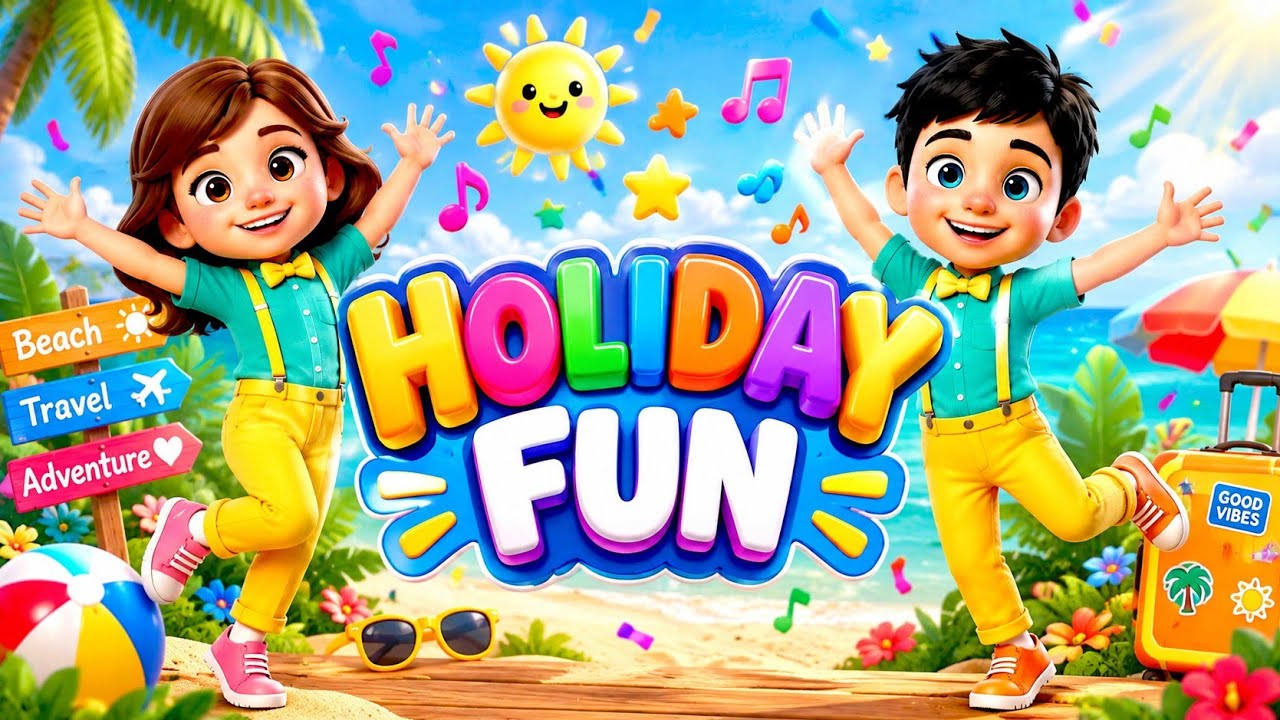 HOLIDAY FUN 🎉☀️ | Fun Holiday Dance Song for Kids | Kids Songs & Action Songs