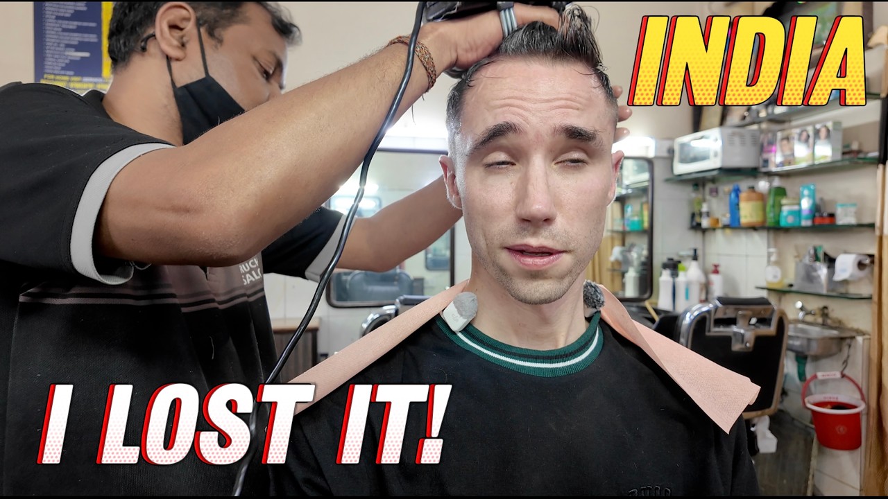 I Wasn’t Ready for This Indian Barber Massage | Haircut ASMR 🇮🇳