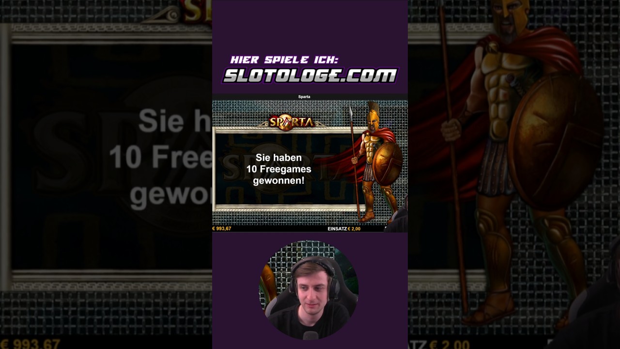 SPARTA FREISPIELE 🤑 #slots #casino #bigwin #shorts #spielothek #jackpot #foryou #merkur #merkurmagie