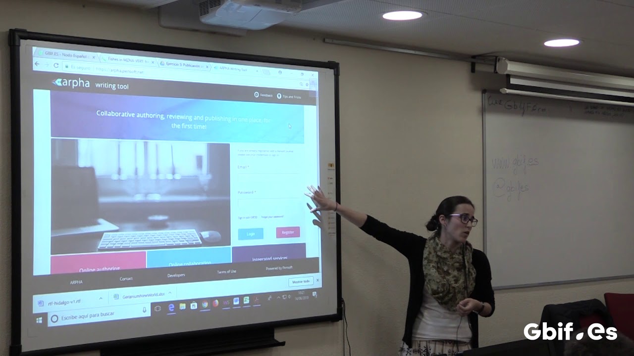 7. Plataforma online ARPHA