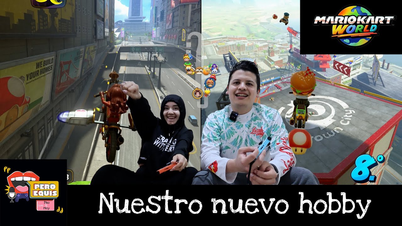 Nuestro nuevo hobby - Mario Kart World: Copa Champiñón | Pero Equis
