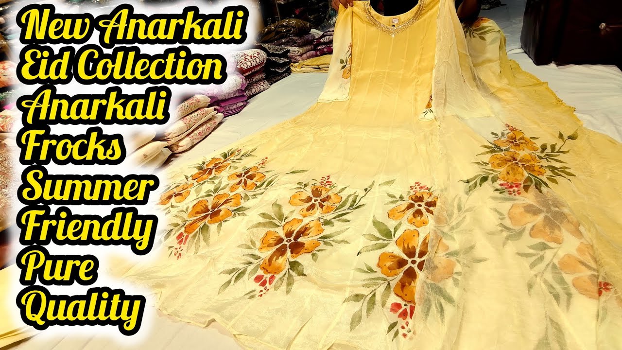 Designer Anarkali Frocks Party wear Summer Friendly ❣️