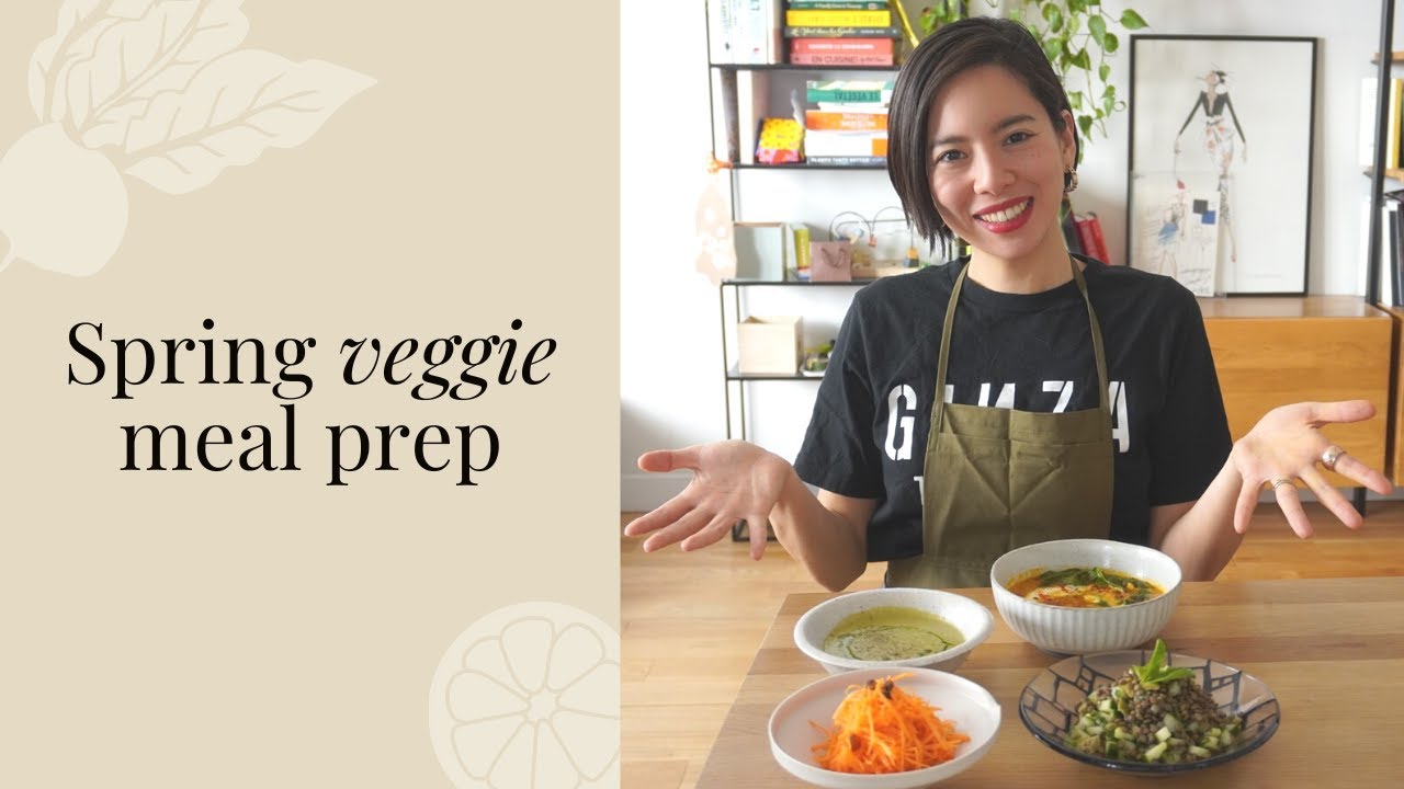 【パリ在住ワーママ】春のプラントベースつくりおき４品 ＆ パリのビストロランチ