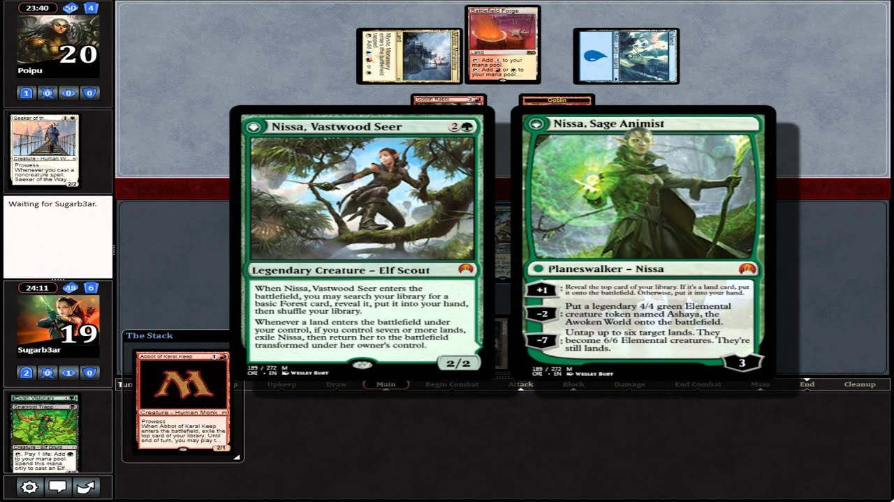 Magic the Gathering Online - Standard Commentary - Jeskai vs Elves