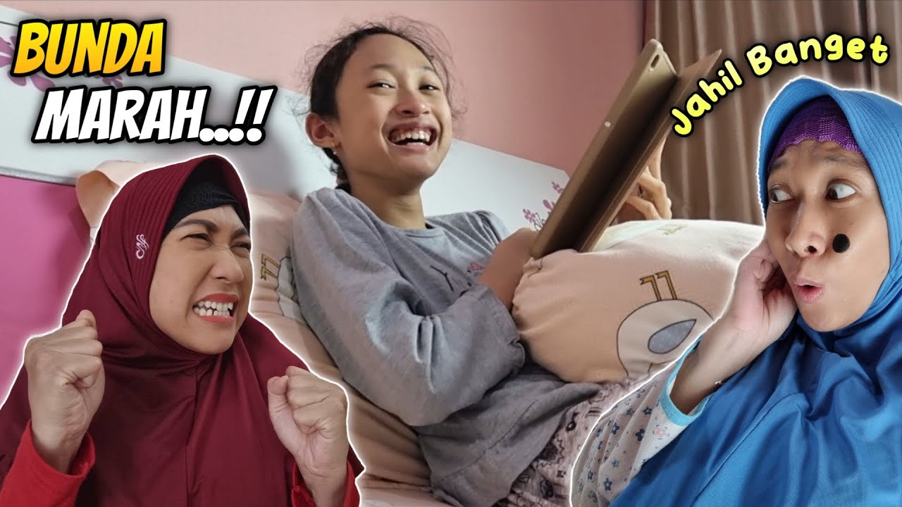 Bunda Marah - Mbak Kunyit Jahil Gangguin Aqilla Belajar 😄 Asti Kunyit - Bunda Aqilla Eps 284
