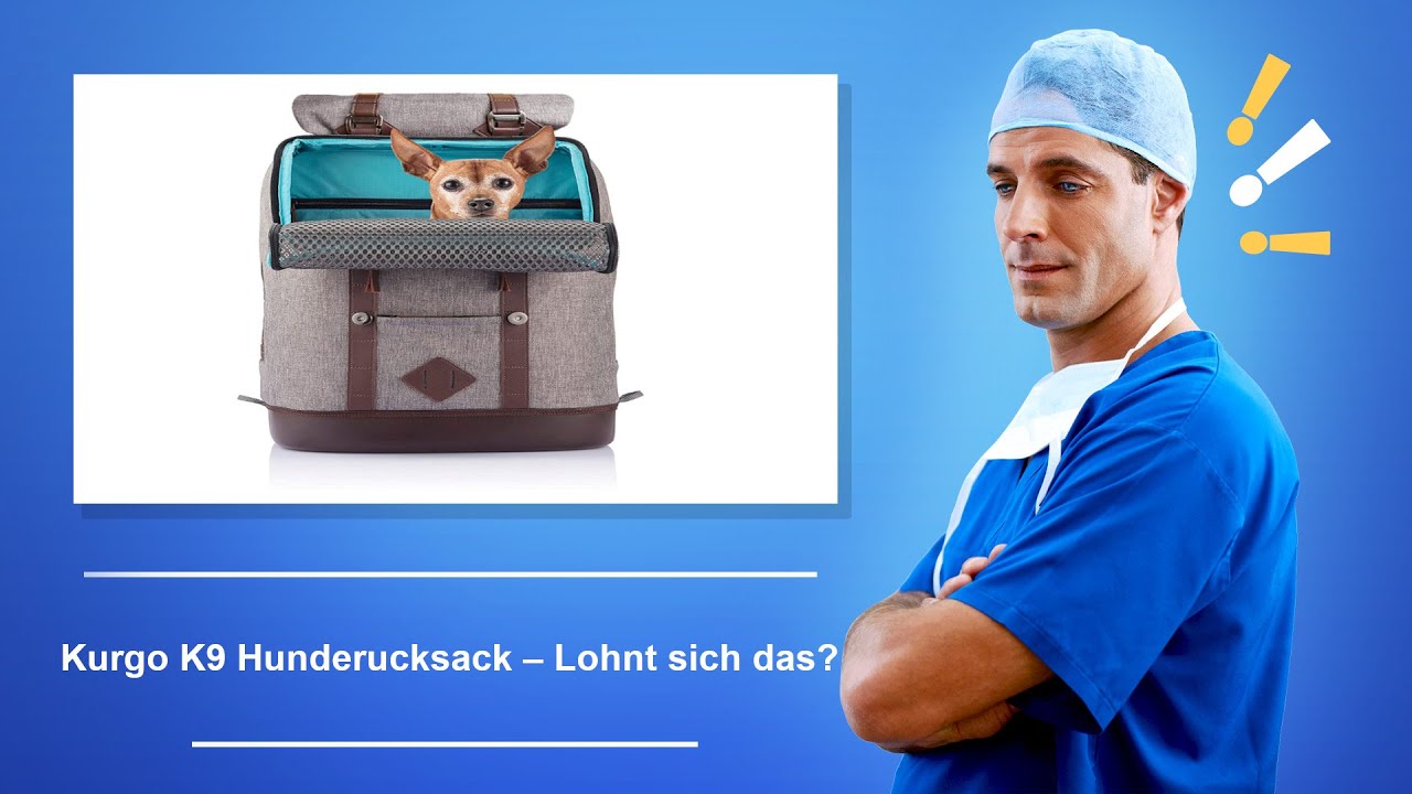 🚑 Kurgo K9 Hunderucksack – Lohnt sich das?