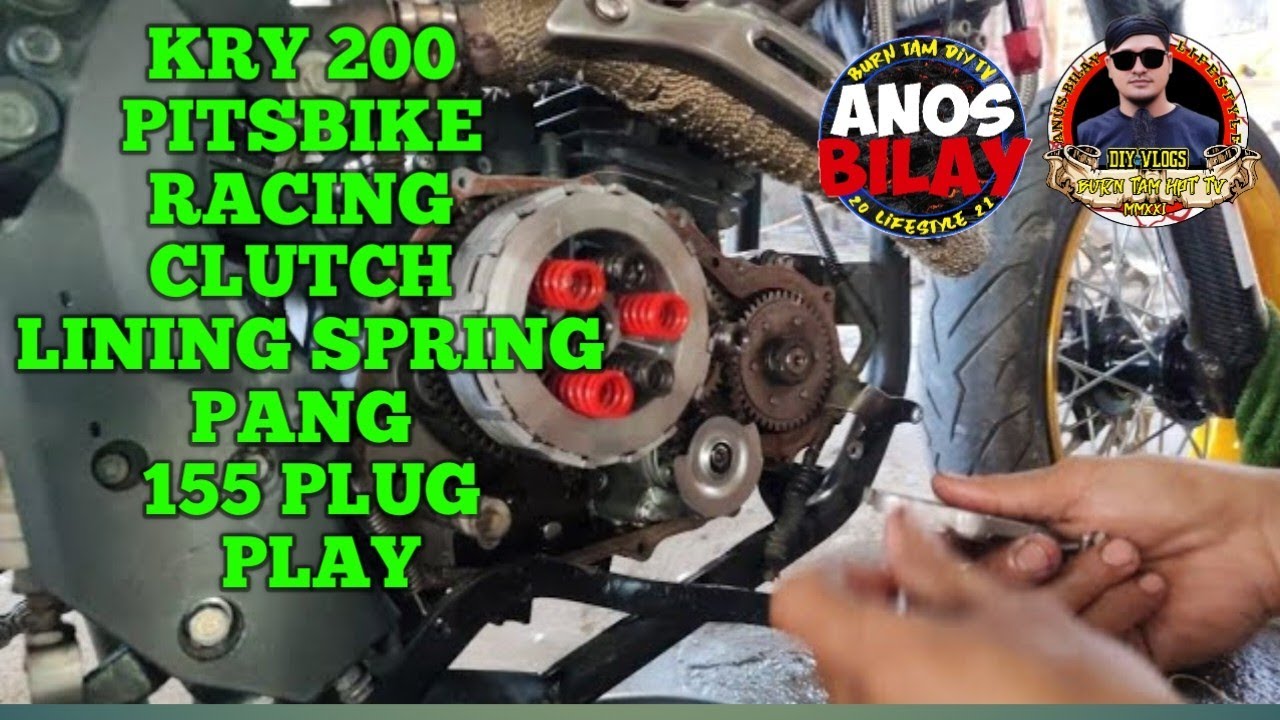 KRY 200 PITSBIKE RACING CLUTCH LINING & CLUTCH SPRINGS INSTALLATION | HONDA 155 PLUG AND PLAY