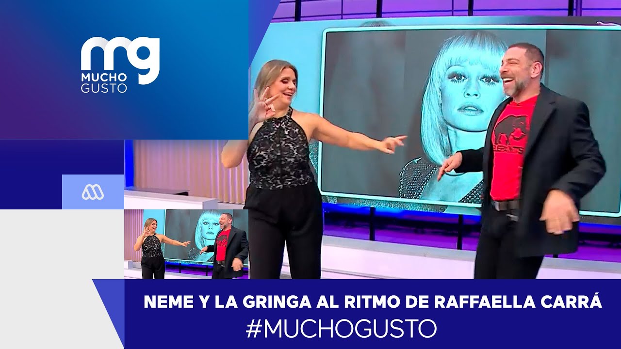 #muchogusto / Neme y la Gringa bailaron al ritmo de Raffaella Carrá