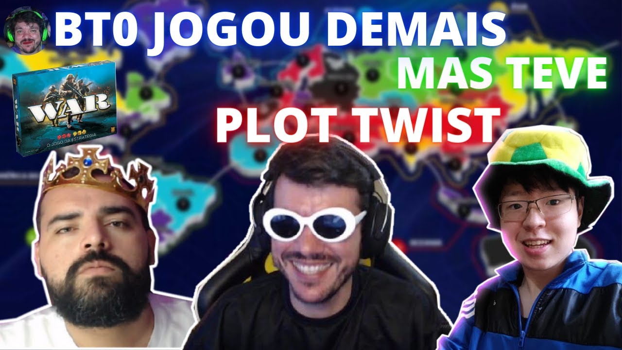 Gau vence partida perdida no WAR com os Patetas ft. Gaules, Liminha, Bt0 e Chat (NOVO)