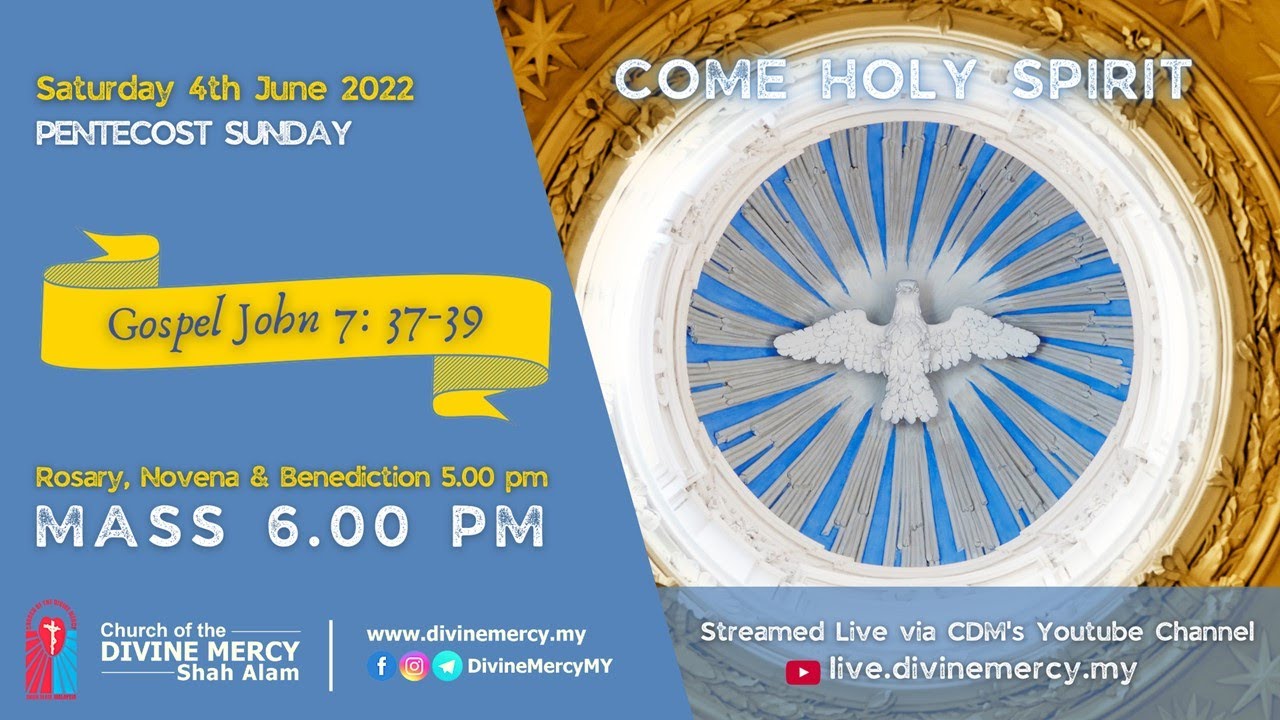 Mass -  Sunset, Pentecost 2022 | Church of the Divine Mercy, Shah Alam