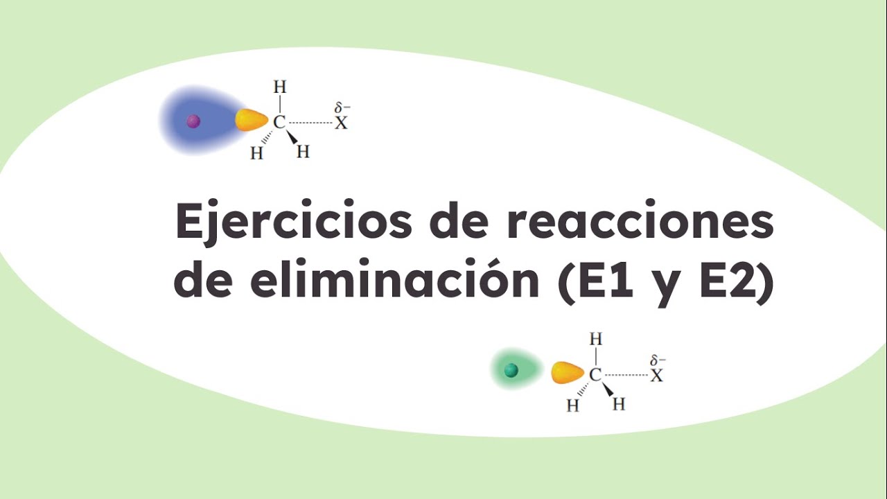 Ejercicios de reacciones de eliminación (E1 y E2) | Química Orgánica