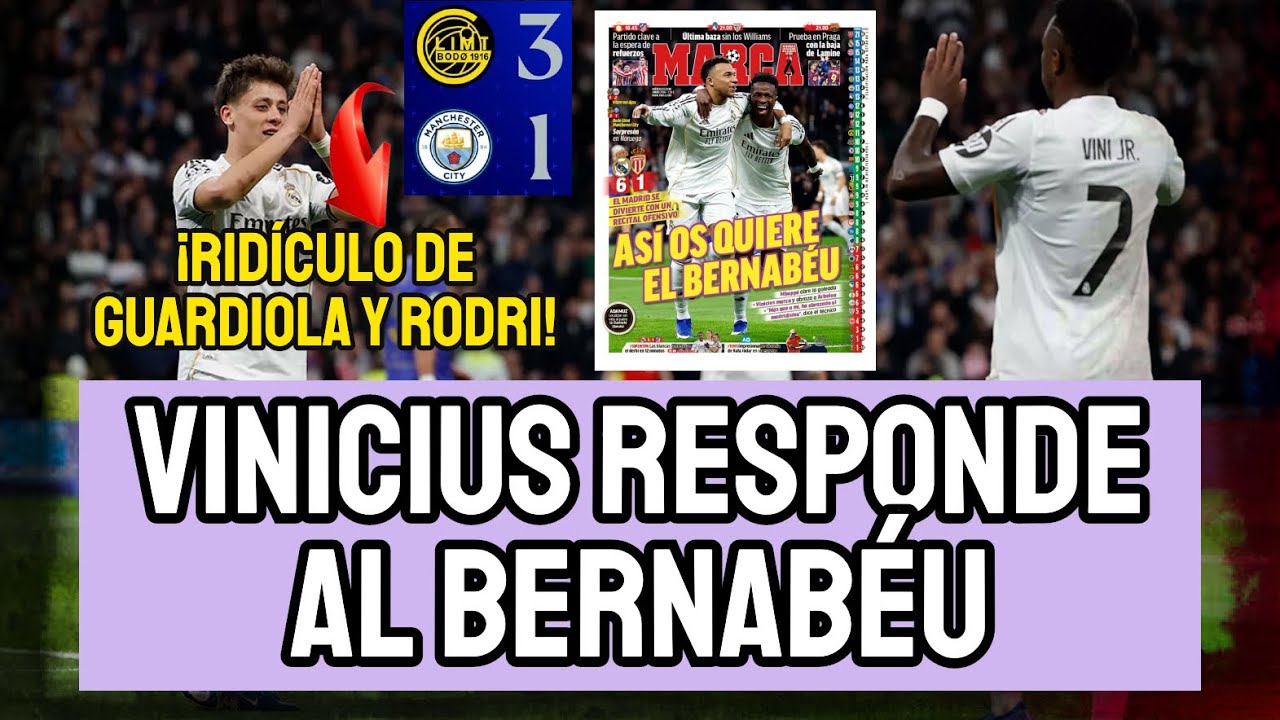 VINICIUS ROMPE SU SILENCIO Y RESPONDE AL BERNABÉU: 