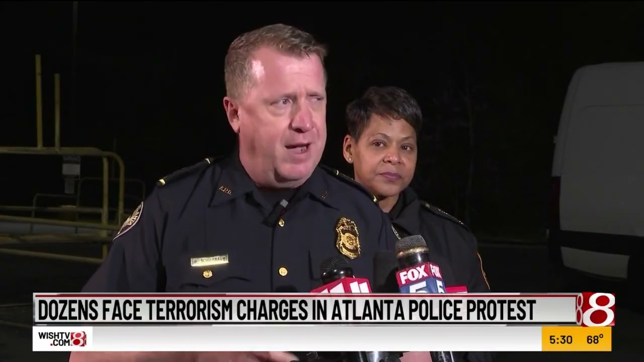 Dozens face domestic terrorism charges in Altanta police protest