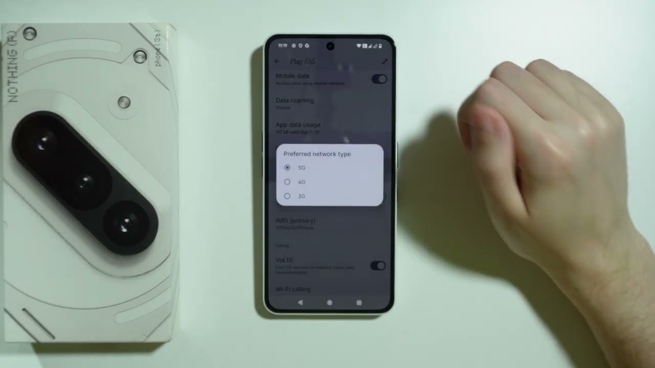 Nothing Phone 3a/3a Pro: как устранить проблемы с мобильной сетью передачи данных