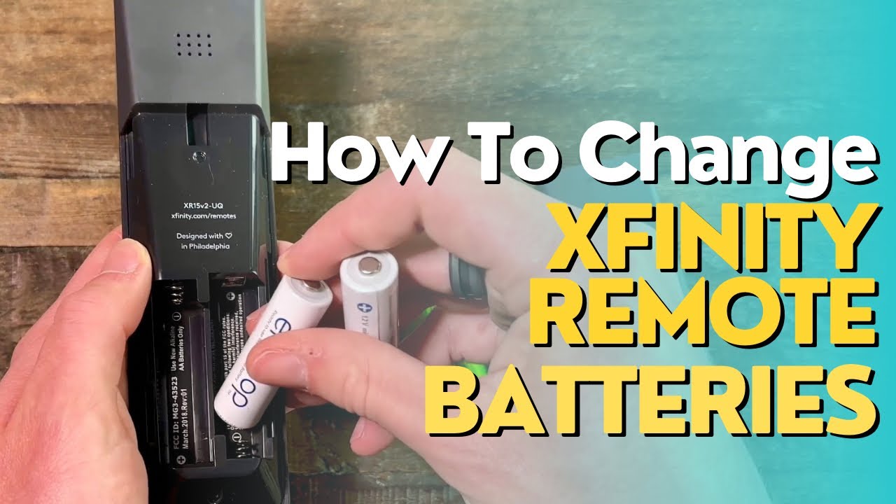 How to Change Xfinity XR-15 Voice Remote Batteries