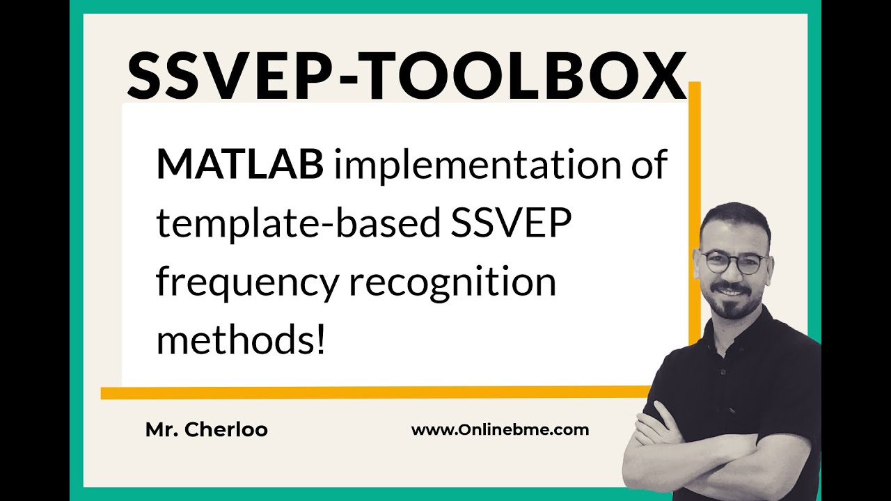SSVEP TOOLBOX-MATLAB implementation of template-based SSVEP frequency detection methods