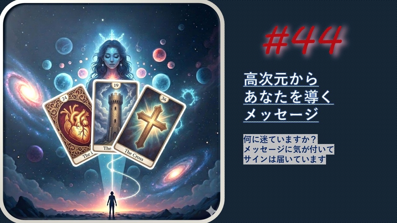 【第44回目あなたに届く高次元からのメッセージ】
