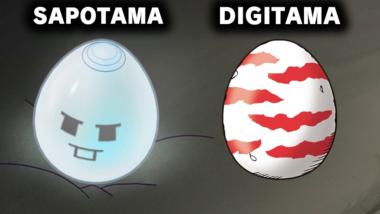 Sapotama = Digitama? - Teoria Digimon