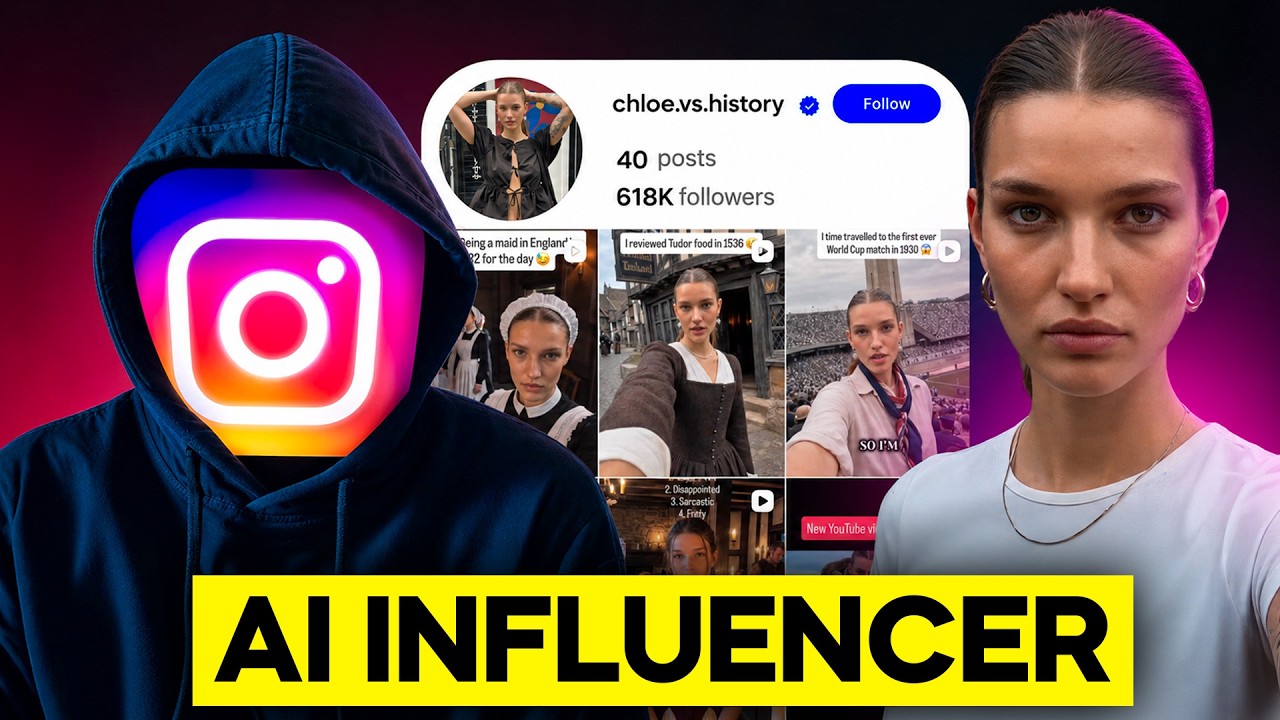 How to make Viral Instagram Reels like Chloe vs History using Claude (AI influencer)