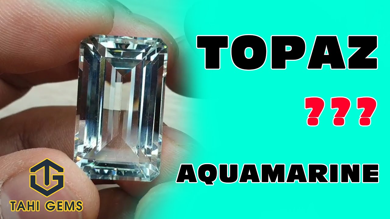 Giới thiệu đá quý cao cấp Topaz xanh như Aquamarine vô cùng cuốn hút | TahiGems - Tahi Phạm