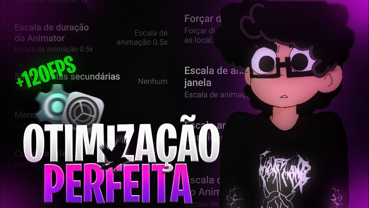 COMO OTIMIZAR O SEU CELULAR FRACO PRA RODAR ATE 120Fps! FREE FIRE 👾⚙