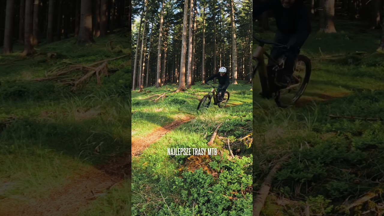 G&oacute;ry Izerskie ⛰️ Kultowy Trawers 🌲#mtb #emtb