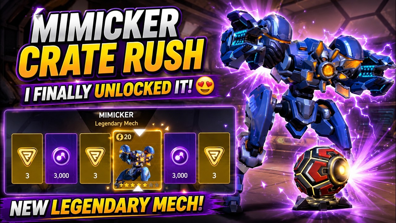 😱 I UNLOCKED MIMICKER! THIS NEW MECH IS ACTUALLY INSANE! 💀🔥| Mech Arena