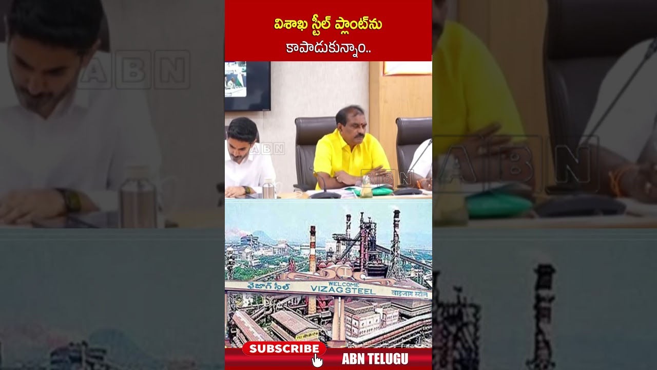 విశాఖ స్టీల్ ప్లాంట్ ను కాపాడుకున్నాం 